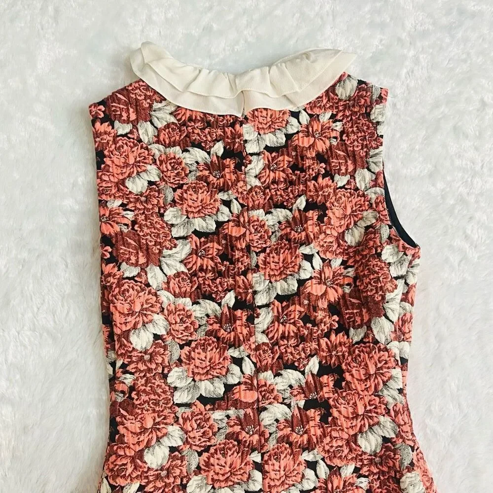 Sandro Womens Pink Floral Sleeveless Mini Dress Size 0 - Picture 6 of 12